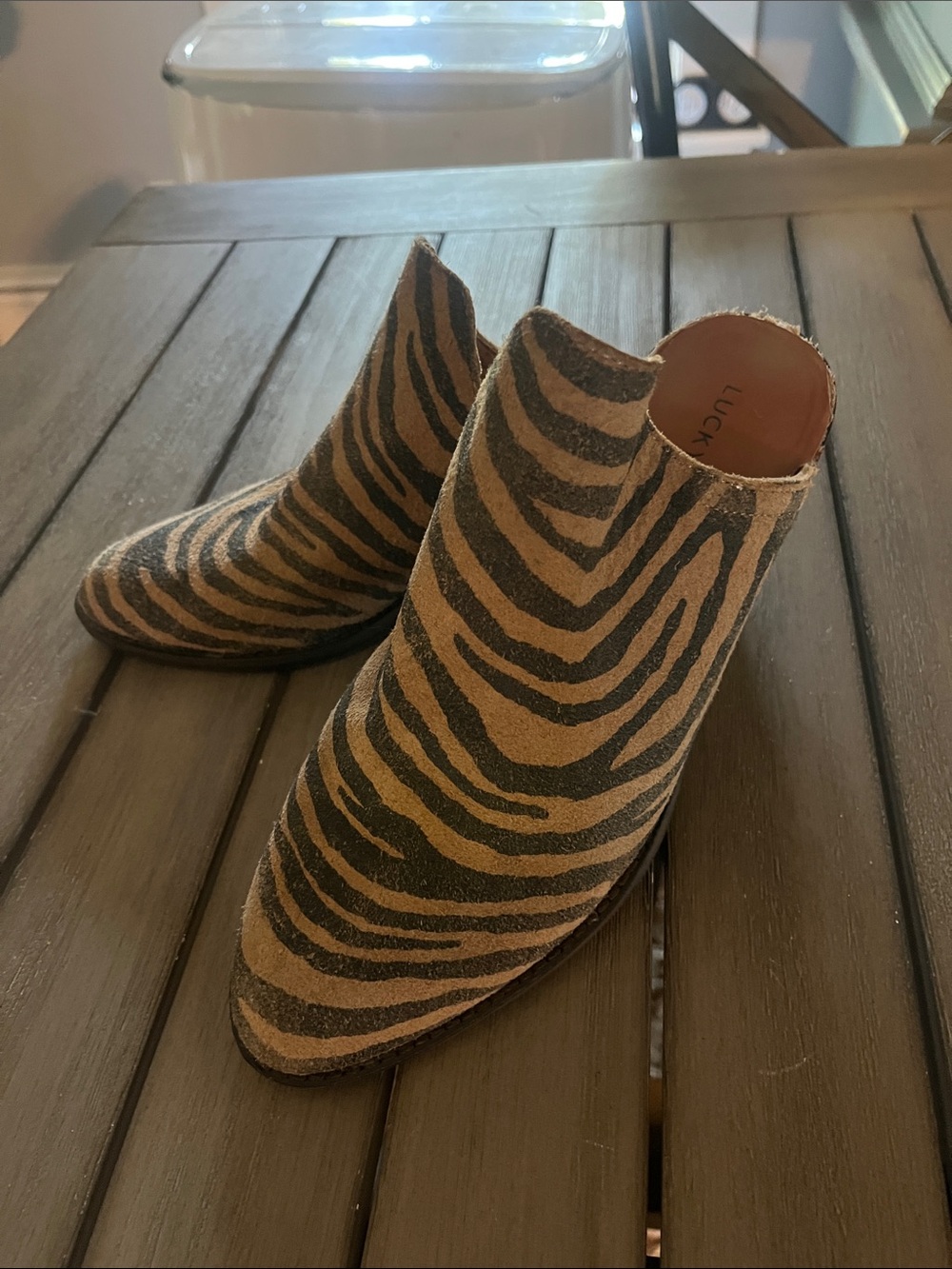 Lucky Brand Fausst Tiger Stripe Mule